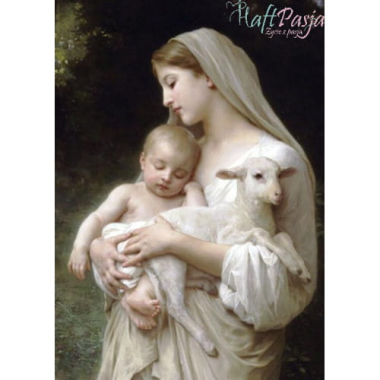 Maryja z Dzieciątkiem i barankiem