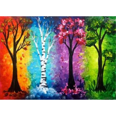 Cztery pory roku- drzewa