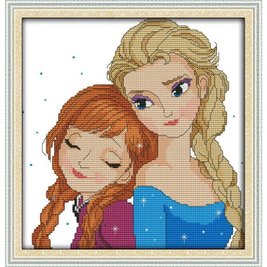 Dwie piękne dziewczynki-Elsa i Anna