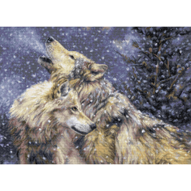 Opady śniegu- wilki
